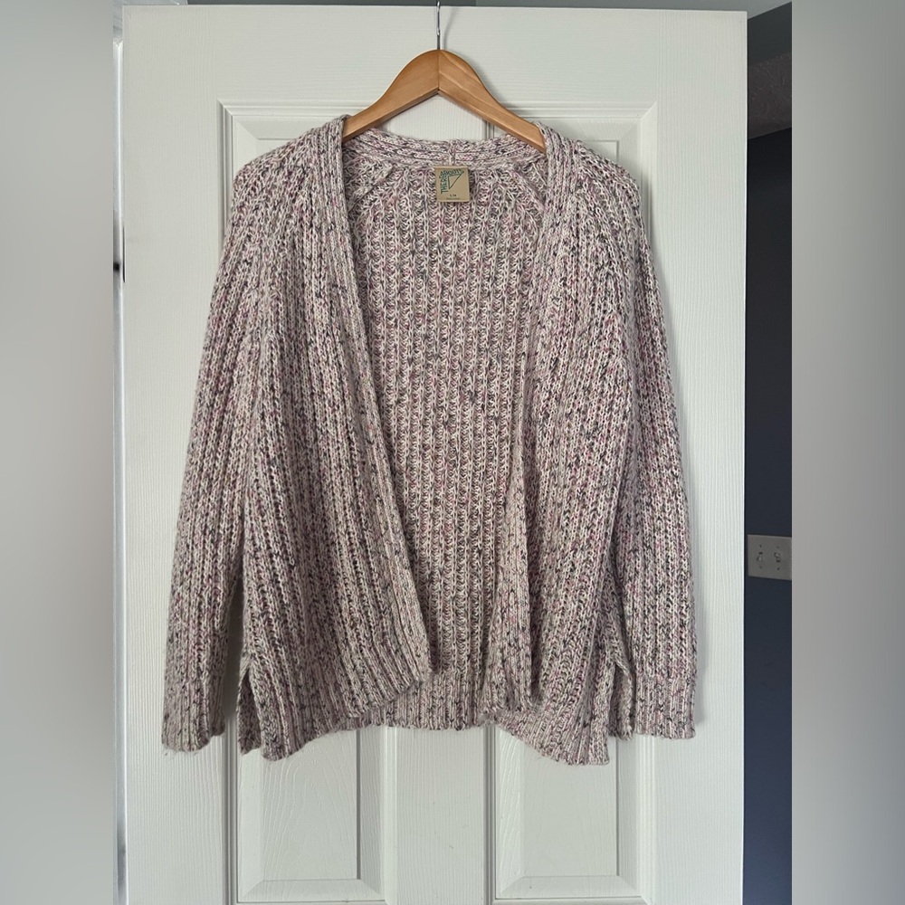 Thereabouts Multicolored Cardigan Size L